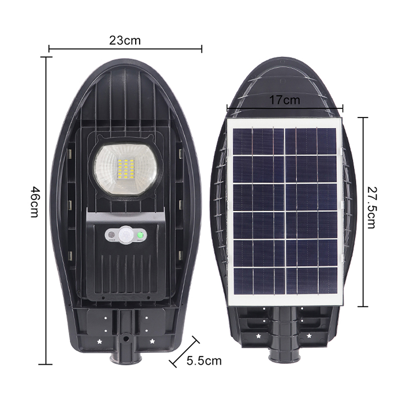 Cảm biến chuyển động công nghiệp 50W 100W 150W 200W Đèn đường năng lượng mặt trời