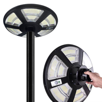 Đèn sân vườn năng lượng mặt trời có thể tháo rời Đèn LED chống nước 600W Đèn đường năng lượng mặt trời UFO